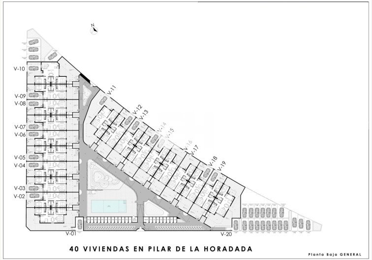 Obra Nueva - Bungalow - Pilar de la Horadada - pueblo