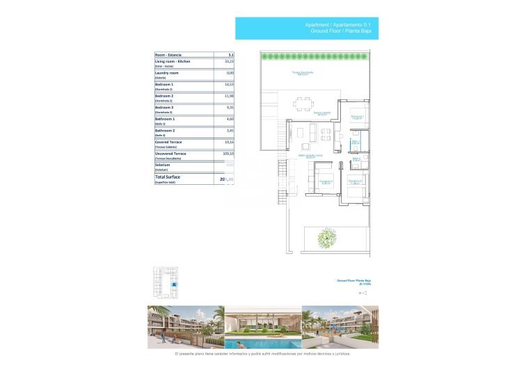 Obra Nueva - Bungalow - Pilar de la Horadada - Playa de las Higuericas