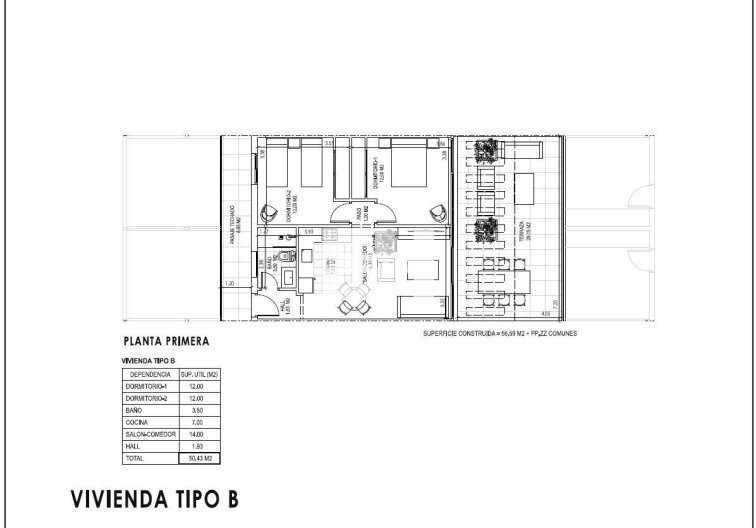 Obra Nueva - Apartamento  - Vera - Vera Playa
