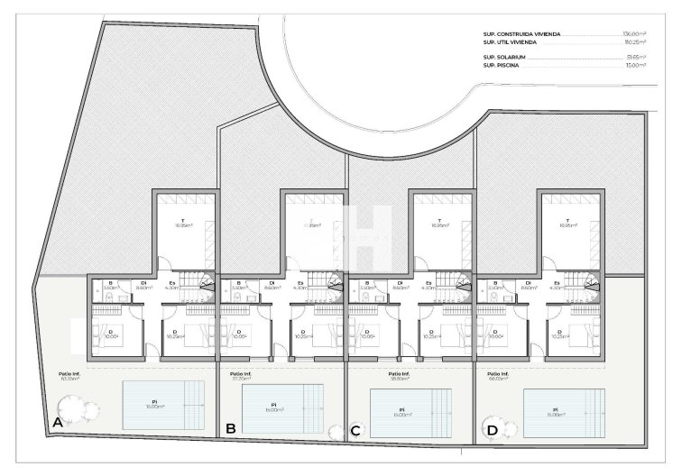 Obra Nueva - town house - Mazarron - Country Club