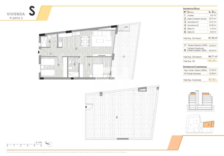 Obra Nueva - Atico - Torrevieja - Centro