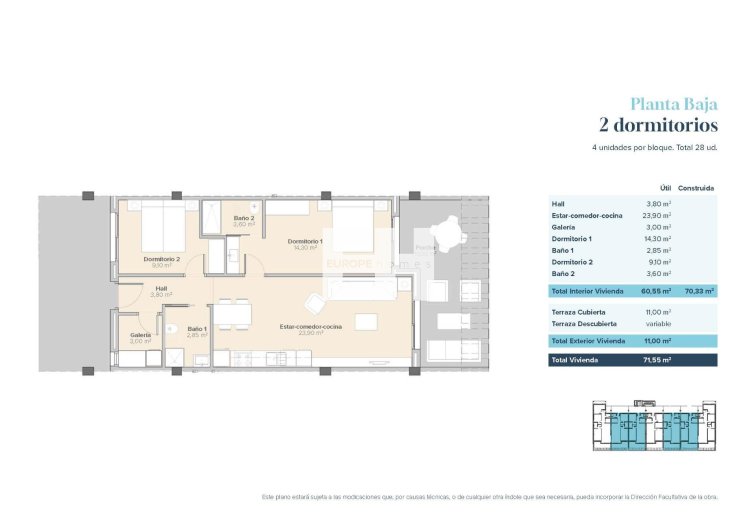 Obra Nueva - Apartamento  - Vera - Vera Playa