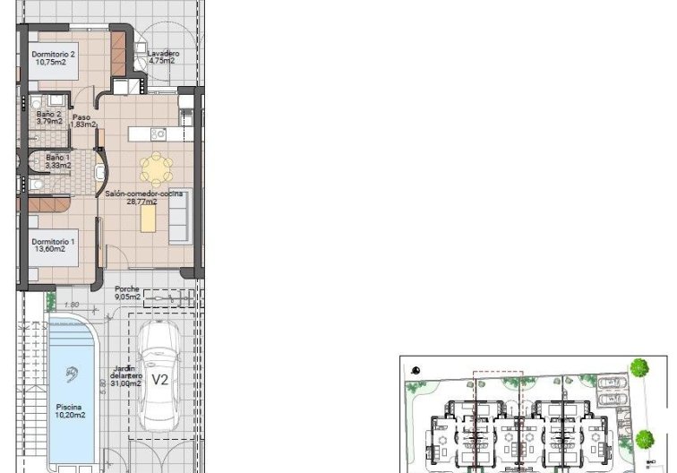 Construction Neuve - Bungalow - Pilar de la Horadada - pueblo