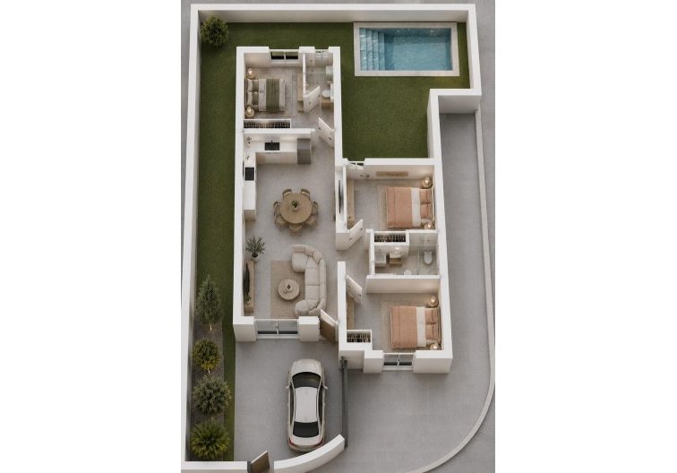 Obra Nueva - villa - Mazarron - Country Club