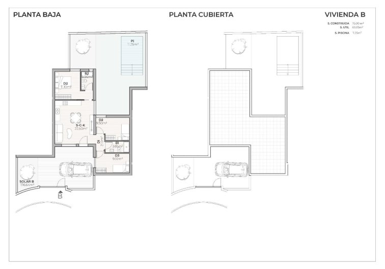 Neubau - town house - Mazarron - Country Club
