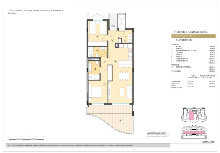 Obra Nueva - Apartamento  - Finestrat - Campana Garden
