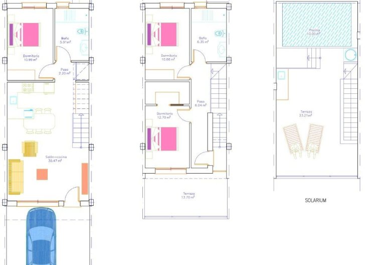 Obra Nueva - town house - San Pedro del Pinatar - Pueblo