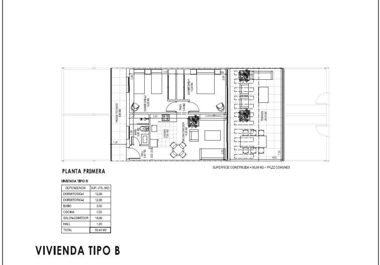 Obra Nueva - Apartamento  - Vera - Vera Playa