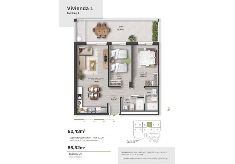 Obra Nueva - Apartamento  - Mojacar - Descargador