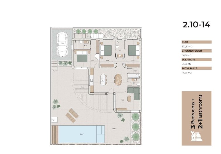 Obra Nueva - villa - Algorfa - La Finca Golf