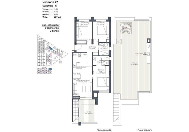 Nieuwbouw - Penthouse - Los Alcázares - Serena Golf