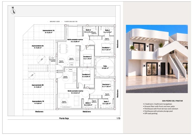 Neubau - Bungalow - San Pedro del Pinatar - Los Peñascos