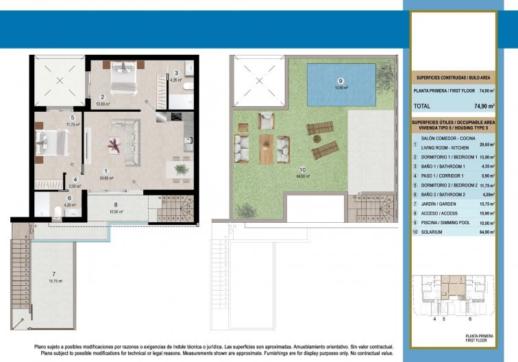 Construction Neuve - Bungalow - San Pedro del Pinatar - Lo Pagán