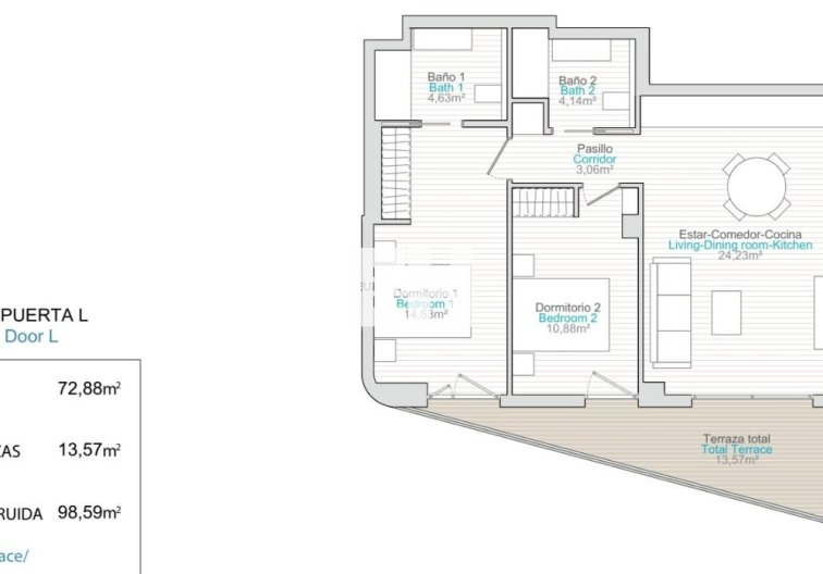 Obra Nueva - Apartamento  - Villajoyosa - La Tellerola