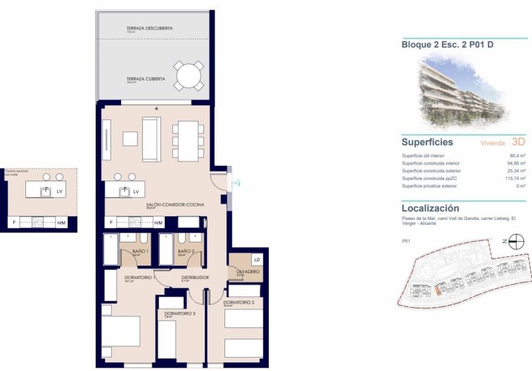 New Build - Apartment - Denia - Playa de La Almadraba