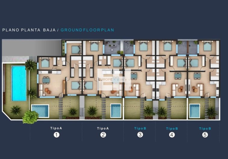 Obra Nueva - Bungalow en planta baja - San Pedro del Pinatar - Los Pinos