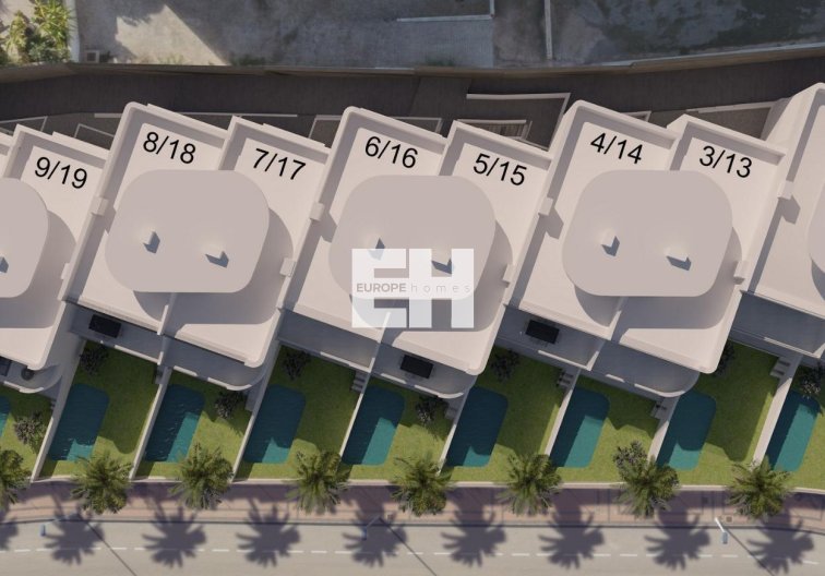 Obra Nueva - Bungalow en planta baja - Torrevieja - La Mata-La Manguilla