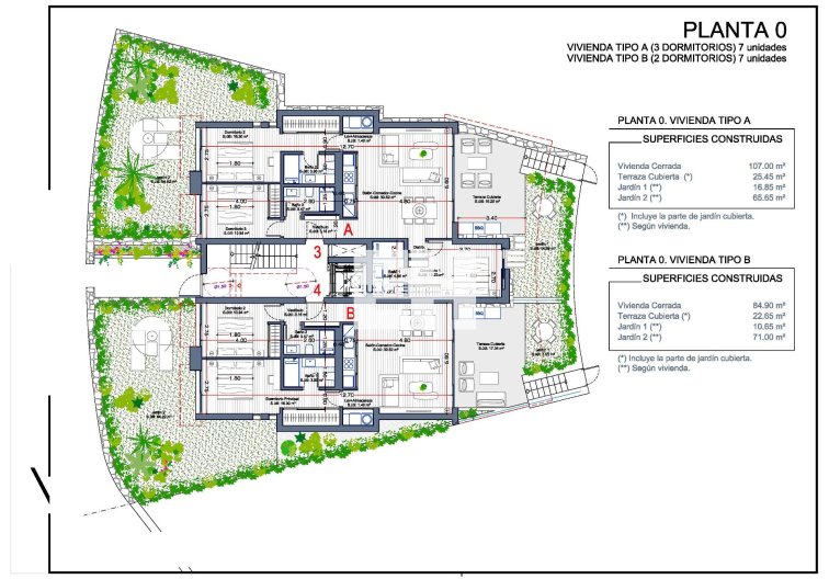Construction Neuve - Ground floor apartment - La Manga Club