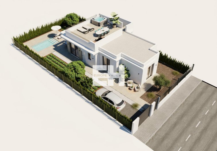 Obra Nueva - villa - Fuente Álamo - Hacienda Del Álamo Golf