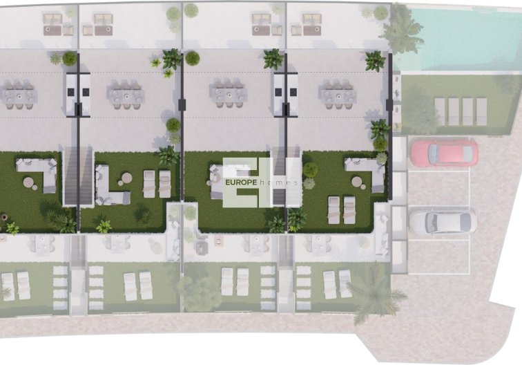 Obra Nueva - Bungalow en planta baja - San Pedro del Pinatar - Los Cuarteros