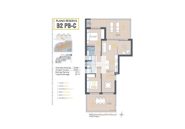 Obra Nueva - Ground floor apartment - Los Alcázares - Serena Golf