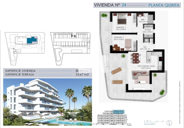Obra Nueva - Atico - Pilar de la Horadada - Mil Palmeras
