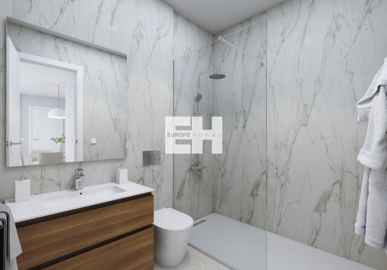 Obra Nueva - Bungalow en planta alta - Puerto de Mazarron - Playa Negra