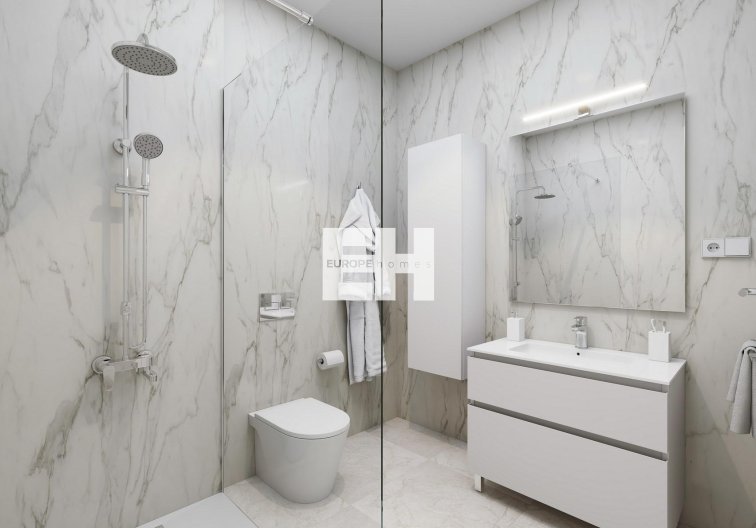 Obra Nueva - Bungalow en planta alta - Puerto de Mazarron - Playa Negra