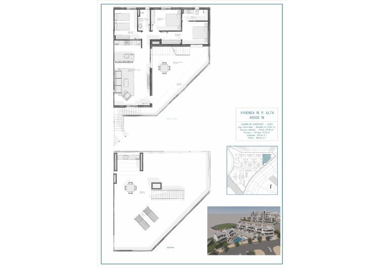 Obra Nueva - Bungalow en planta alta - Vera - Pueblo Salinas