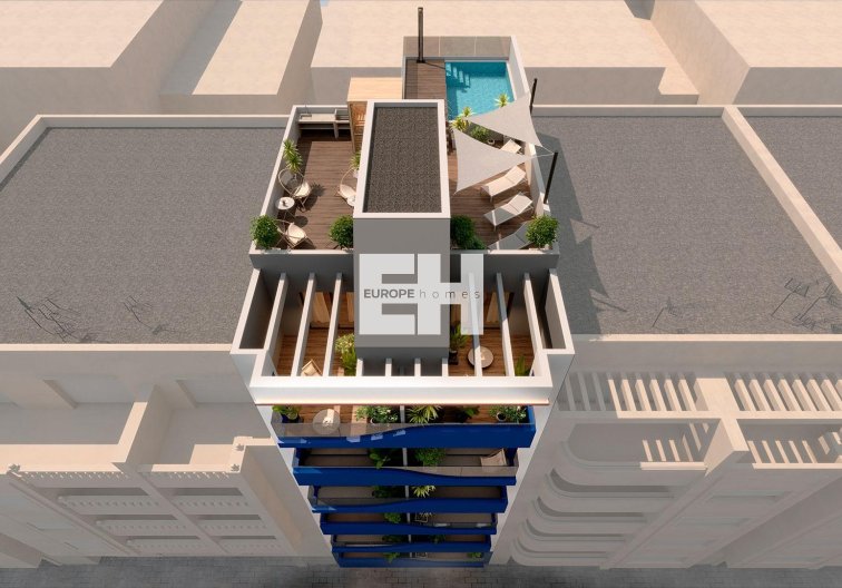 Obra Nueva - Apartamento  - Torrevieja - Playa del Acequión