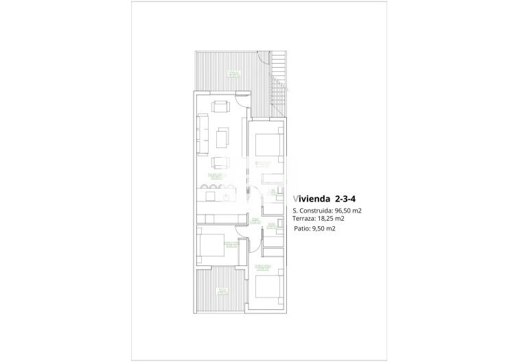 Obra Nueva - Bungalow en planta baja - San Pedro del Pinatar - Los Antolinos