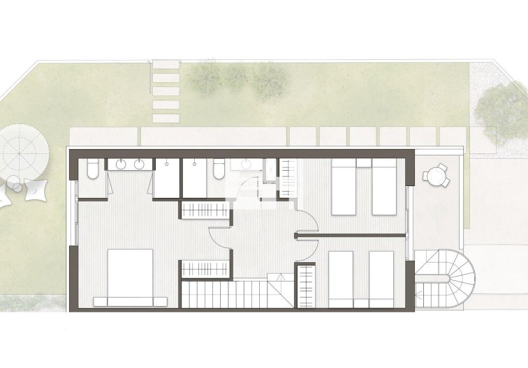 Obra Nueva - Semidetached - Pilar de la Horadada - pueblo