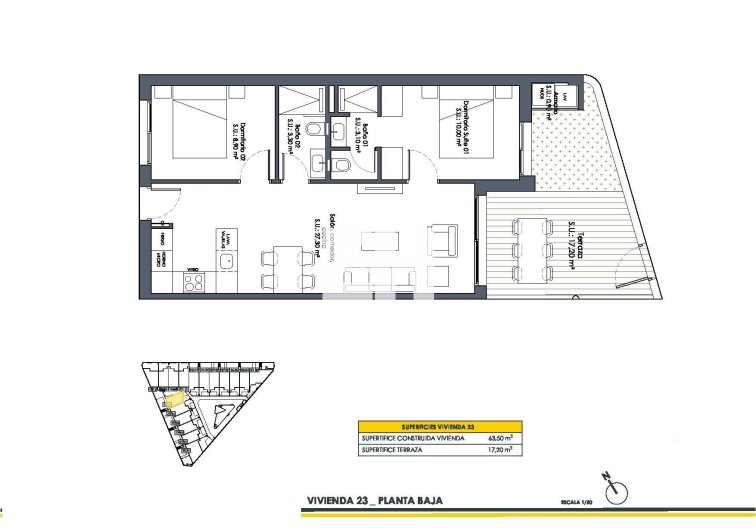 Construction Neuve - Bungalow au rez-de-chaussée - San Fulgencio - Pueblo