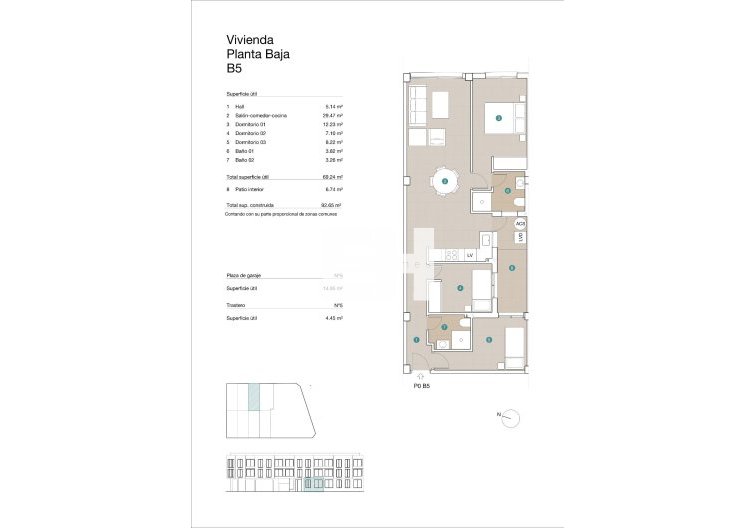 Obra Nueva - Ground floor apartment - Jacarilla - pueblo