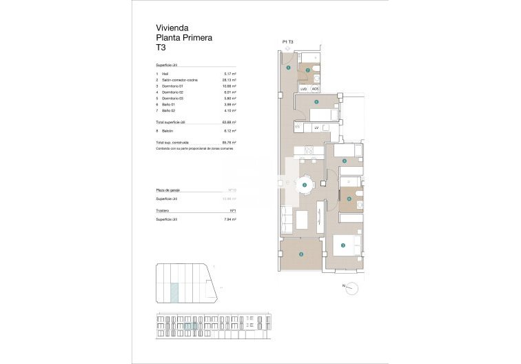 Obra Nueva - Apartamento  - Jacarilla - pueblo