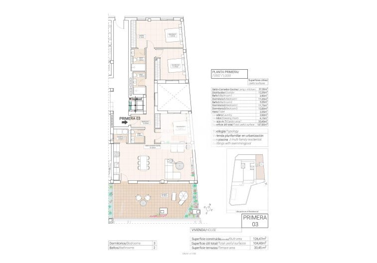 Obra Nueva - Apartamento  - Hondón de las Nieves - Pueblo