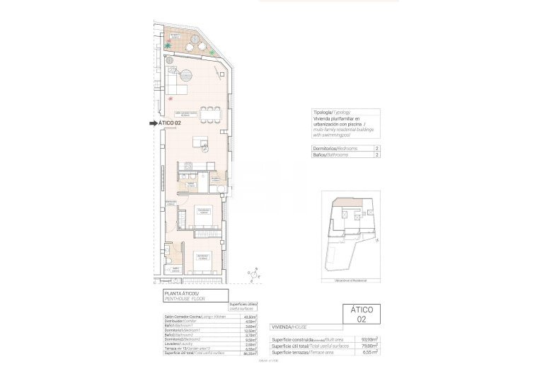 Construction Neuve - Penthouse - Hondón de las Nieves - Pueblo