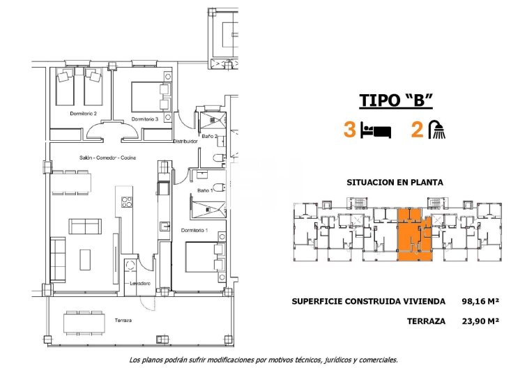 Obra Nueva - Ground floor apartment - San Miguel de Salinas - Pueblo