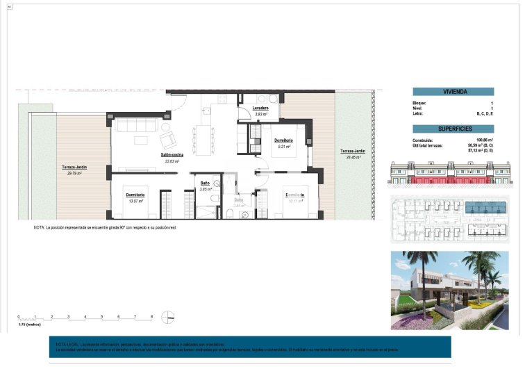 Construction Neuve - Bungalow au rez-de-chaussée - Los Alcázares - Serena Golf