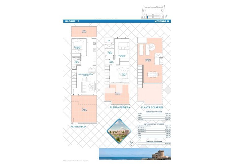 Obra Nueva - town house - Pilar de la Horadada - Lo Monte