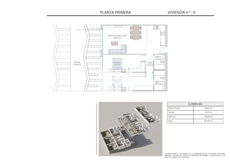 Obra Nueva - Bungalow en planta alta - Finestrat - Balcón de Finestrat