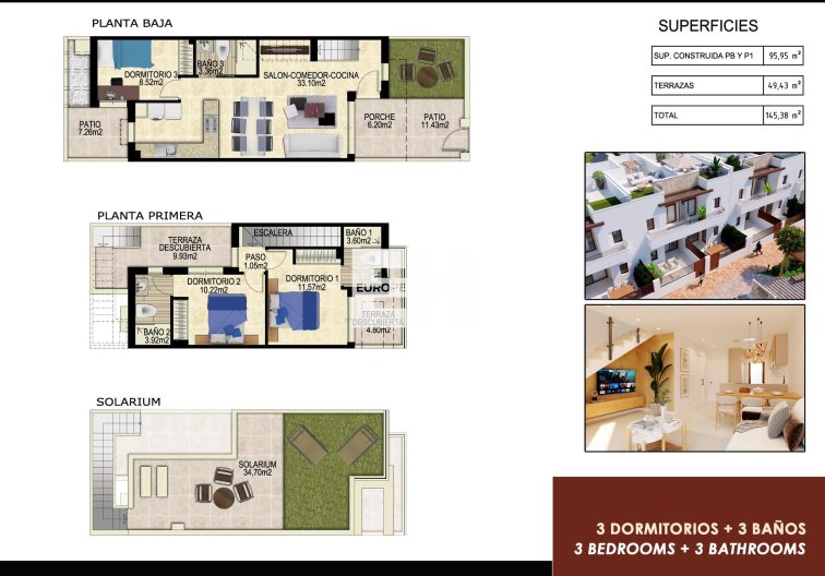 Obra Nueva - town house - Orihuela - Vistabella Golf