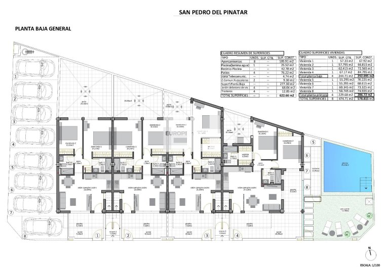 Obra Nueva - Bungalow en planta baja - San Pedro del Pinatar - Los Cuarteros