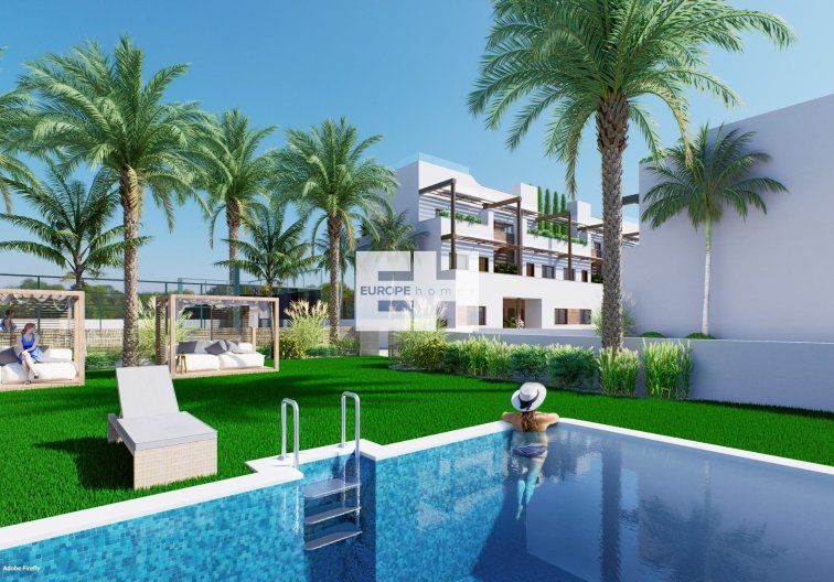 Obra Nueva - Bungalow en planta baja - Pilar de la Horadada - Playa de las Higuericas