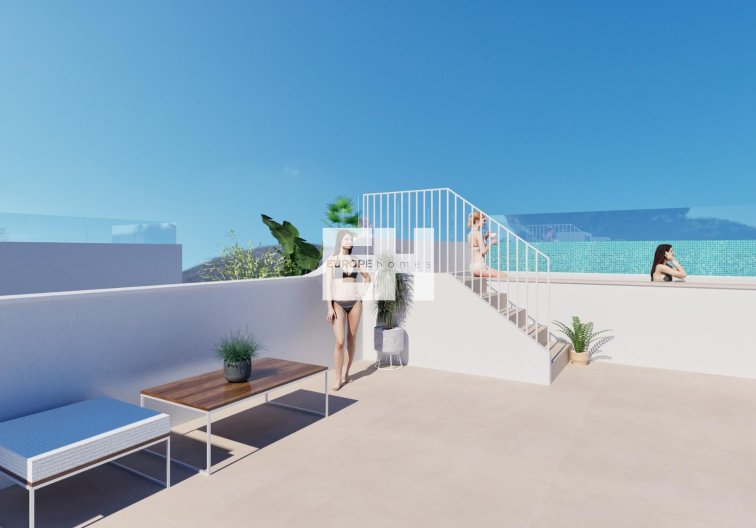 Obra Nueva - Bungalow en planta baja - Pilar de la Horadada - Playa de las Higuericas
