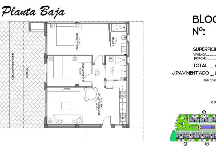 Obra Nueva - Bungalow en planta baja - Algorfa - La Finca Golf