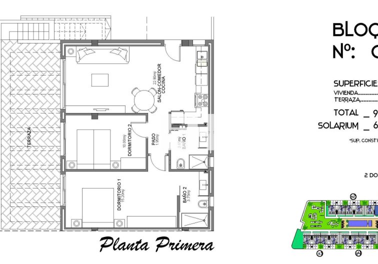 Obra Nueva - Bungalow en planta alta - Algorfa - La Finca Golf