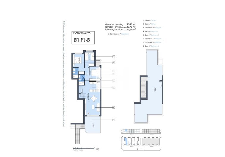 Obra Nueva - Bungalow en planta alta - Dolores - Sector 3