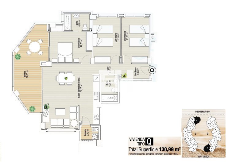 Construction Neuve - Appartement - La Manga del Mar Menor - La Manga